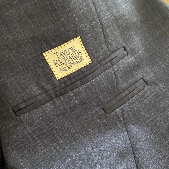 Canali Suit jacket blazer, navy blue - Wool, Silk, Linen